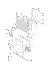 89D121293-PORSCHE CAYENNEAIR DUCT CENTRE