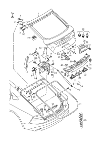 4G8827665B-GAS SPRING VW TIGUAN