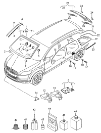4L0845099KNVB-Window, w/shld window