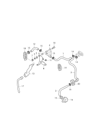 L8WD819350A-Coolant hose