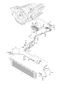 4L0317021A-TRANSMISSION OIL COOLER BMW G30, G12, B48