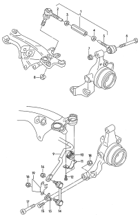 443505351P-TRACK CNTRL ARM FRT RH AUDI-Q7