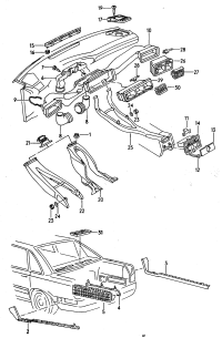 443819185-Damper, air outlet