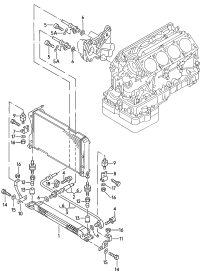 077117021F-OIL COOLER/AUDI A6/A7/A8