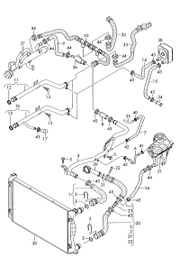 4F0121101B-WATER HOSE