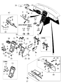 845503C010CA-ASH TRAY ASSY-FR