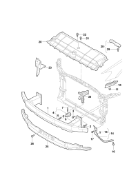 L4KD807333-BRACKET-ENGINE SUPP*