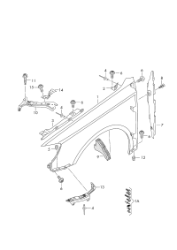 L8VD821105A-Fender joint use position: companion: