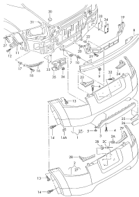 8N0807511A-HOOD STAY BUSH