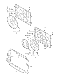 83A121283A-PORSCHE CAYENNEAIR DUCT CENTRE