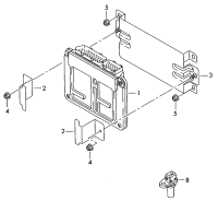 420907347C-BRACKET-ENGINE SUPP*