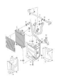 8S0121674A-PORSCHE CAYENNEAIR DUCT CENTRE