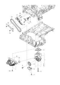 0P2115155D-Strainer, oil