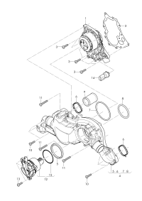 0P2121014H-Water pump