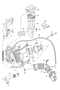 079133843A-PORSCHE CARRERA AIR FILTER