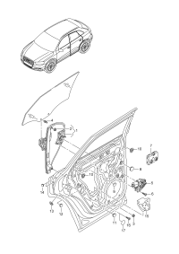L8U0839461-WINDOW WINDER LH FRT/A6