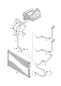 06E121083Q-Coolant pipe