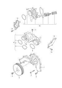 059121008G-WATER PUMP-VW/AUDI(A1)
