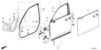 72321T20A11-SEAL,R FR DOOR HO