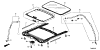 70200T5HH01-GLASS ASSY. ROOF