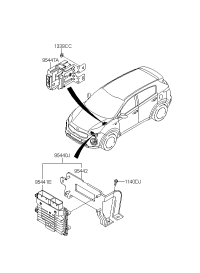 954402D760-T/M CONTROL UNIT