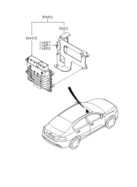 954402D210-T/M CONTROL UNIT