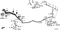 01466T7JH01-Hose set, r. rr. brake