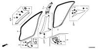84181T2JH02ZB-Garnish assy., l. rr. pillar