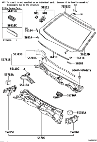 5570030A60-Plate assy-front