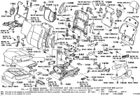 7144030C30-BACK ASSY, FRONT SEAT, LH(FOR SEPARATE TYPE)