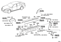6789550020-WEATHERSTRIP FRONT DOOR NO.3 RH