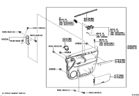 6761048F80C7-BOARD SUB-ASSY, FRONT DOOR TRIM, RH
