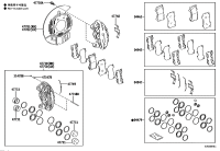 0446560380-PAD KIT, DISC BRAKE, FRONT