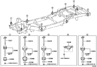 5220160130-CUSHIION SUB-ASSY, CAB MOUNTING, NO.1 UPPER