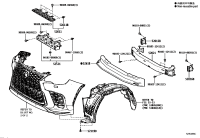 5201160020-Bracket sub-assy, front bumper, rh