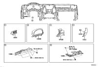 5560660190-COVER SUB-ASSY, INSTRUMENT PANEL UNDER, NO.1