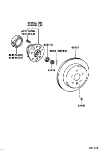 4243150070-DISC, REAR