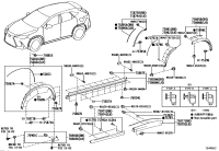 7506178040-Moulding set, outside