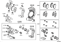 0446548020-PAD KIT, DISC BRAKE, FRONT