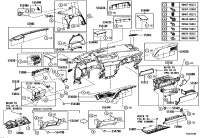 5540276010C1-Pad sub-assy, instrument panel safety, no.1