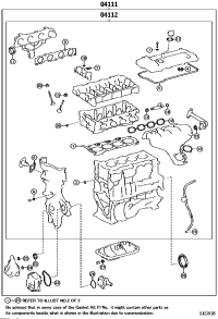 0411137365-GASKET KIT, ENGINE OVERHAUL