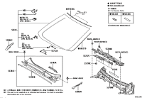 5575242020-Shield, cowl ventilator splash, rh/lh