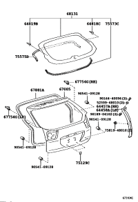 6700548530-PANEL SUB-ASSY, BACK DOOR