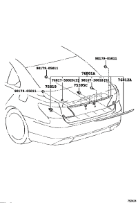 7680150090A0-GARNISH SUB-ASSY