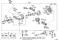 4111050293-CARRIER ASSY, DIFFERENTIAL, REAR