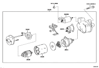 2810036140-STARTER12V 13T 1.4KWTOY CAMRY 4 CYL