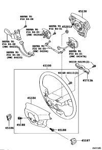 4510030A01C0-WHEEL ASSY-STEERING