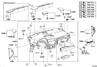 554010E120C1-PAD SUB-ASSY, INSTRUMENT PANEL SAFETY