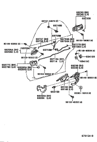 6914033030-ACTUATOR ASSY, REAR DOOR LOCK, LH