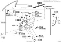 6762050M00M2-BOARD SUB-ASSY, FRONT DOOR TRIM, LH